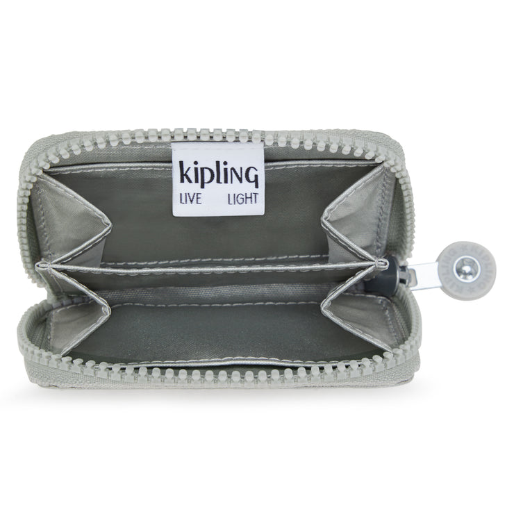 محفظة KIPLING صغيرة أنثوية جديدة لامعة معدنية لامعة نقدية I5024-70P
