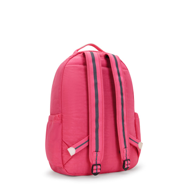 حقيبة ظهر كبيرة الحجم للإناث من KIPLING حقيبة ظهر كبيرة للإناث Happy Pink C Seoul - I5140-BZ8