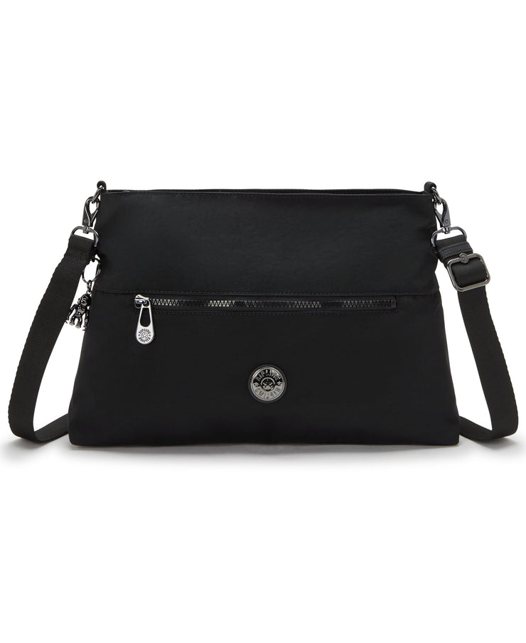 حقيبة كتف متوسطة الحجم من KIPLING (بأحزمة قابلة للإزالة) أنثى بلا نهاية سوداء بولي M I5346-TB4