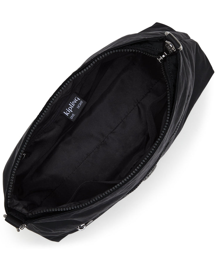حقيبة كتف متوسطة الحجم من KIPLING (بأحزمة قابلة للإزالة) أنثى بلا نهاية سوداء بولي M I5346-TB4