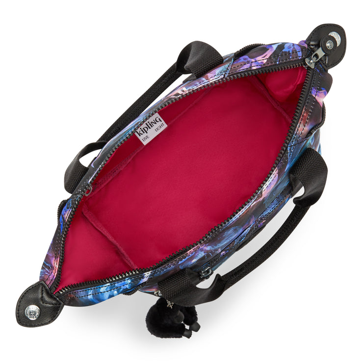 حقيبة يد صغيرة من KIPLING (مع حزام كتف قابل للإزالة) أنثى طيفية أوركيد آرت ميني I5656-7DP