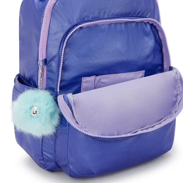 KIPLING Large Backpack Female Cosmic Metallic Seoul I5764-8DE
