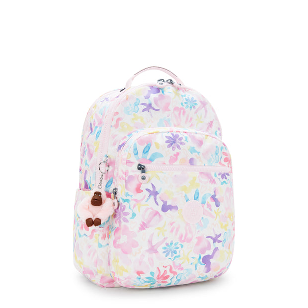 KIPLING Large backpack (with laptop compartment) Female Aqua Sea Seoul Lap I5816-4ES