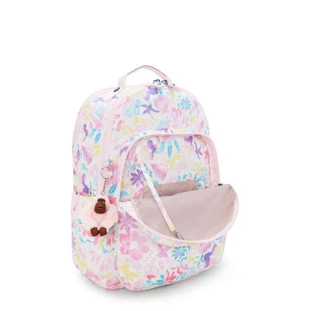KIPLING Large backpack (with laptop compartment) Female Aqua Sea Seoul Lap I5816-4ES