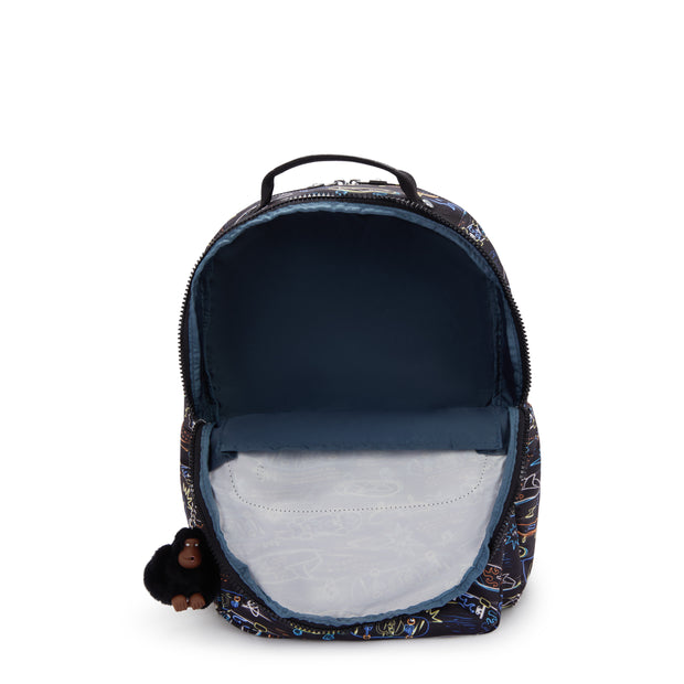 KIPLING Large backpack (with laptop compartment) Unisex Neon Skate Seoul Lap I5816-71M