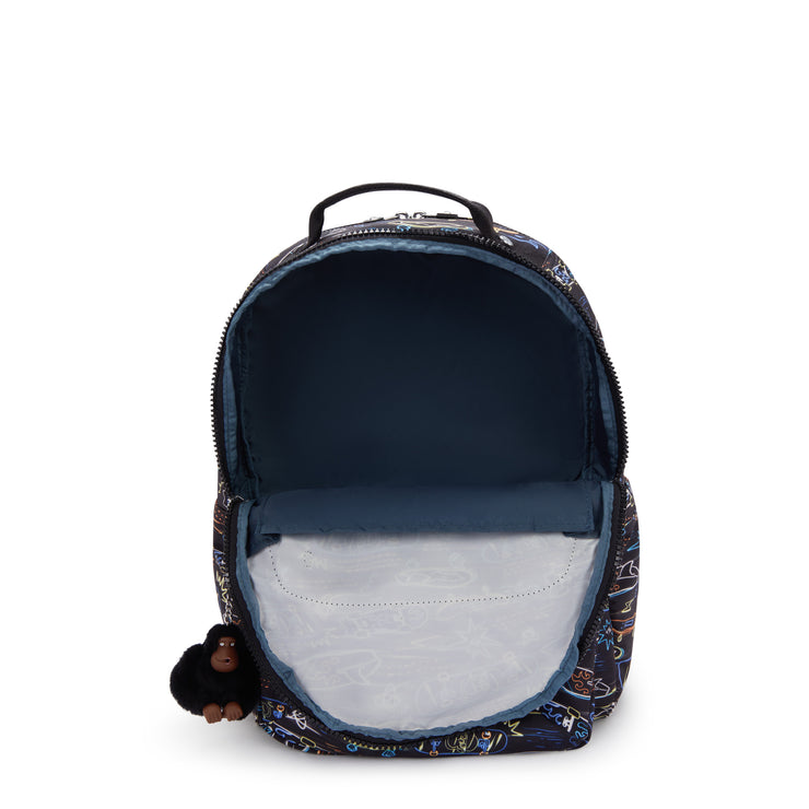 KIPLING Large backpack (with laptop compartment) Unisex Neon Skate Seoul Lap I5816-71M