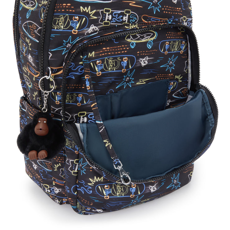 KIPLING Large backpack (with laptop compartment) Unisex Neon Skate Seoul Lap I5816-71M
