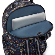 KIPLING Large backpack (with laptop compartment) Unisex Neon Skate Seoul Lap I5816-71M