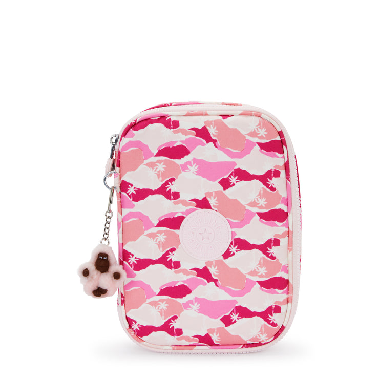 KIPLING Large pencase Female Pink Palm 100 Pens I6002-1BV