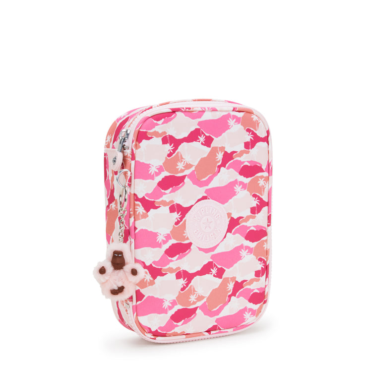 KIPLING Large pencase Female Pink Palm 100 Pens I6002-1BV