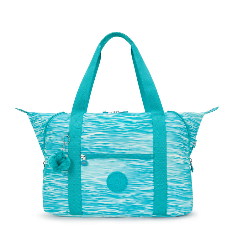 KIPLING Large Tote Female Aqua Pool Art M