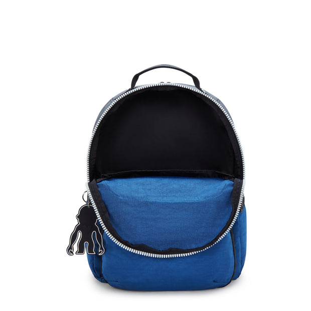 KIPLING Large backpack (with laptop compartment) Unisex Scuba Blue Bl Seoul Lap I6180-9EK