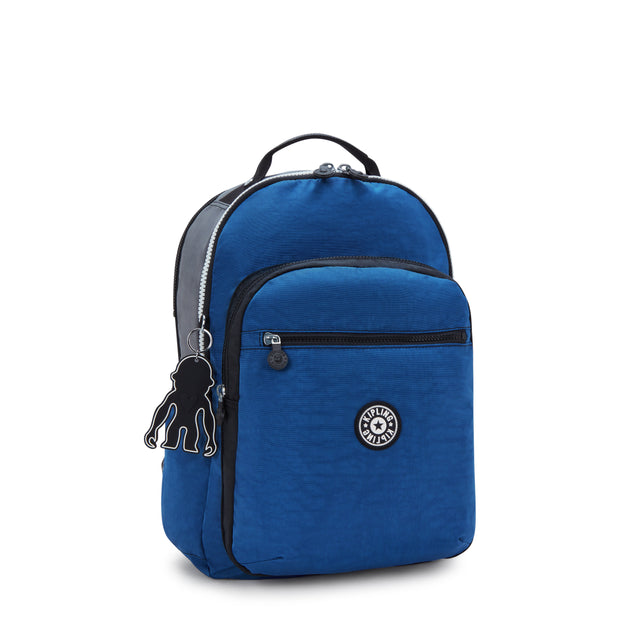 KIPLING Large backpack (with laptop compartment) Unisex Scuba Blue Bl Seoul Lap I6180-9EK