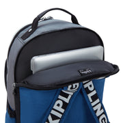 KIPLING Large backpack (with laptop compartment) Unisex Scuba Blue Bl Seoul Lap I6180-9EK