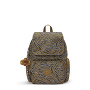 حقيبة ظهر صغيرة للإناث من KIPLING حقيبة ظهر صغيرة من KIPLING Undersea Leaves City Zip S I6345-1PR