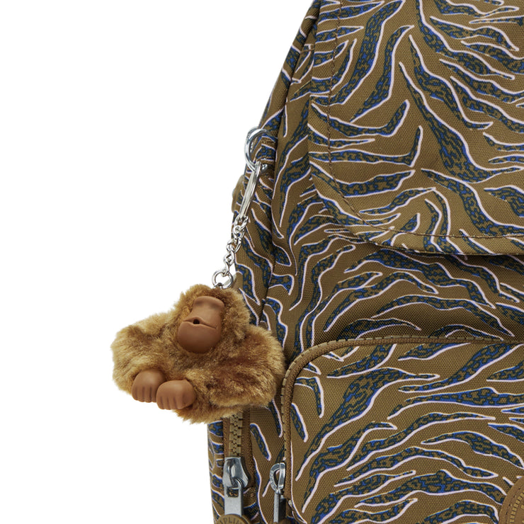 حقيبة ظهر صغيرة للإناث من KIPLING حقيبة ظهر صغيرة من KIPLING Undersea Leaves City Zip S I6345-1PR