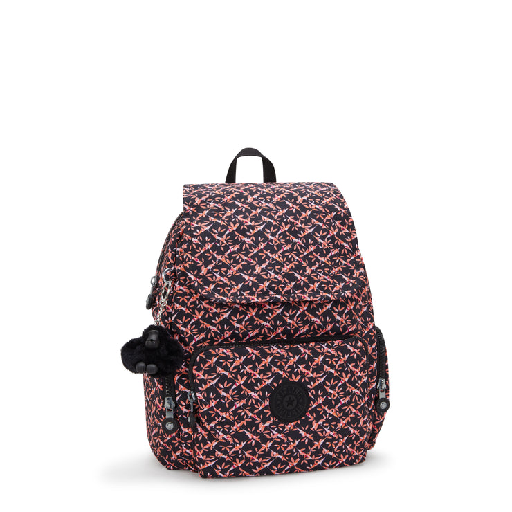 حقيبة ظهر صغيرة من KIPLING حقيبة ظهر صغيرة للإناث Dancing Bouquet City Zip S I6345-46X