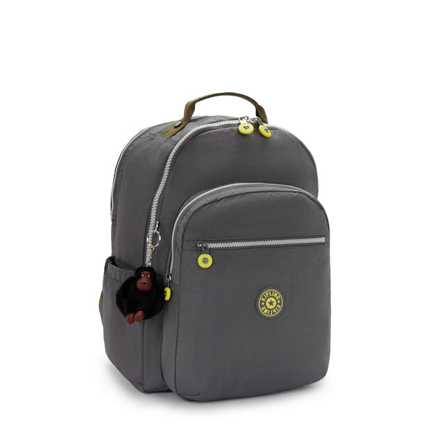 KIPLING Large backpack (with laptop compartment) Unisex Back to Grey Seoul College Extra I6350-1DX