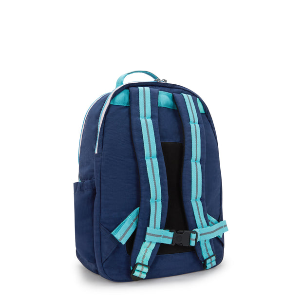 KIPLING Large backpack (with laptop compartment) Unisex Resort Navy Seoul College Extra I6350-2DG