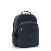 KIPLING Large backpack (with laptop compartment) Unisex True Blue Tonal Seoul College Extra I6350-4DX