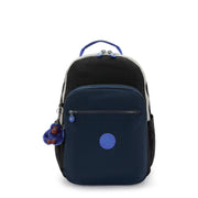 KIPLING Large backpack (with laptop compartment) Unisex True Block Seoul College Extra I6350-74Q