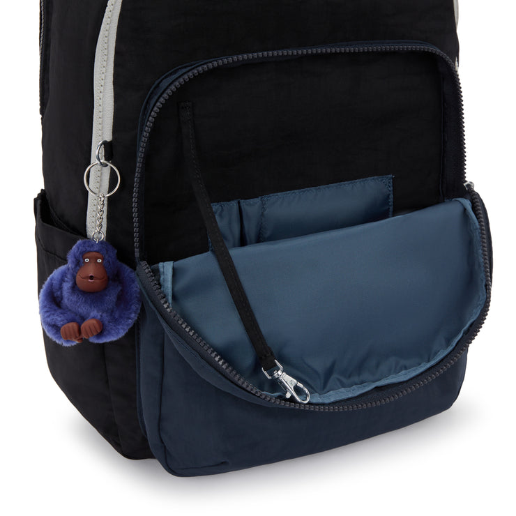 KIPLING Large backpack (with laptop compartment) Unisex True Block Seoul College Extra I6350-74Q