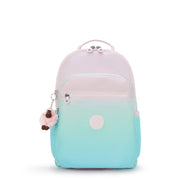 KIPLING Large backpack (with laptop compartment) Female Gradient Sea Seoul Lap I6658-63U