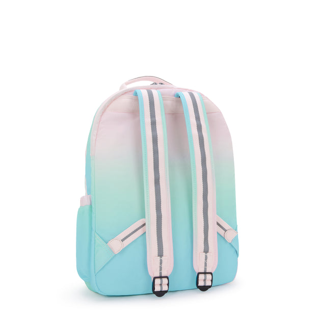 KIPLING Large backpack (with laptop compartment) Female Gradient Sea Seoul Lap I6658-63U