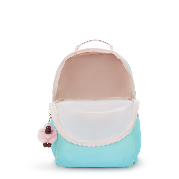 KIPLING Large backpack (with laptop compartment) Female Gradient Sea Seoul Lap I6658-63U