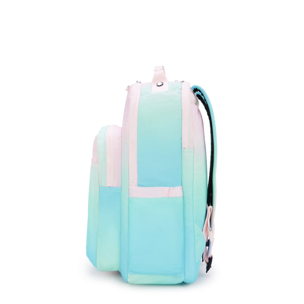 KIPLING Large backpack (with laptop compartment) Female Gradient Sea Seoul Lap I6658-63U