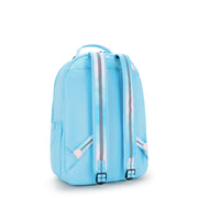 KIPLING Large backpack (with laptop compartment) Female Sea Blue Met Seoul Lap I7135-52D