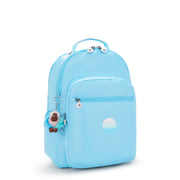 KIPLING Large backpack (with laptop compartment) Female Sea Blue Met Seoul Lap I7135-52D