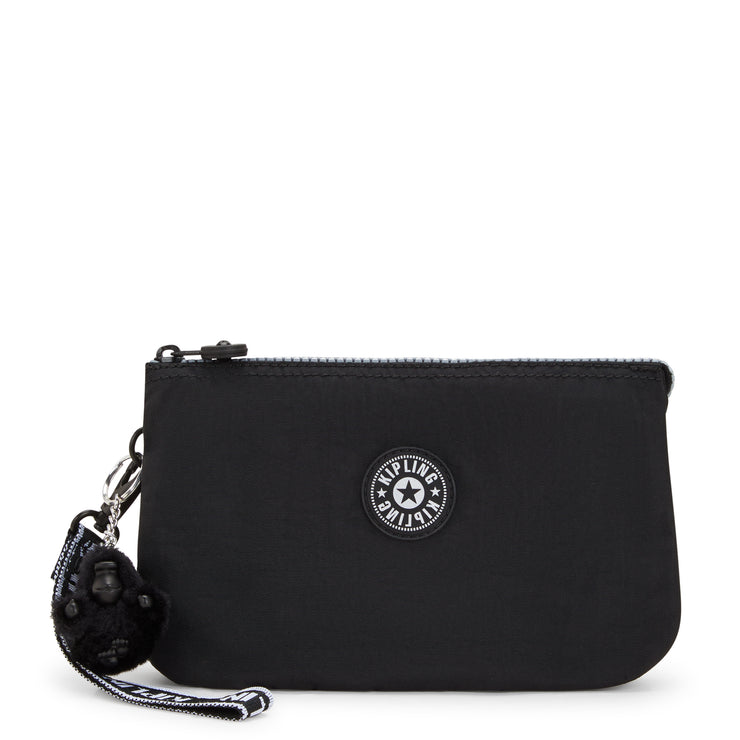 محفظة KIPLING محفظة كبيرة جدًا (مع سوار المعصم) أنثوية فضية مجيدة إبداعية XL I7193-9SB