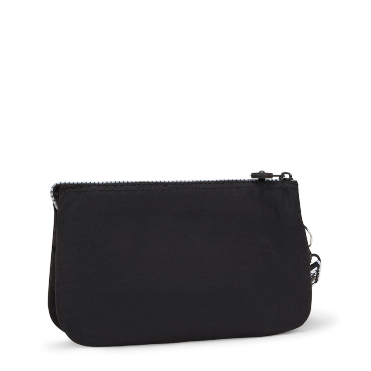 محفظة KIPLING محفظة كبيرة جدًا (مع سوار المعصم) أنثوية فضية مجيدة إبداعية XL I7193-9SB