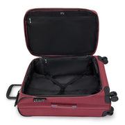 KIPLING Medium expandable wheeled luggage Female Lounge Wine New Youri Spin M I7706-5FW