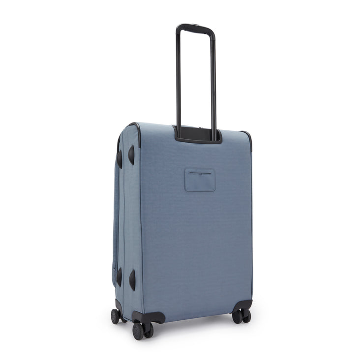 KIPLING Medium expandable wheeled luggage Unisex Blue Stone New Youri Spin M I7706-6FB