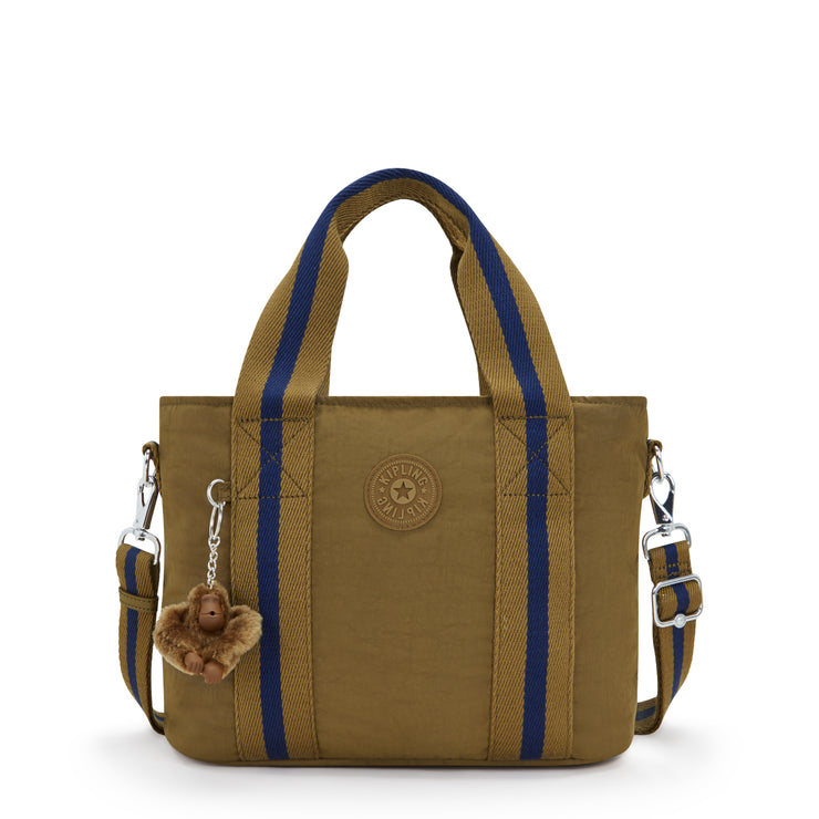 حقيبة KIPLING متوسطة الحجم (مع حزام كتف قابل للإزالة) حقيبة يد جافة لوريل أنثى Minta M I7725-88U