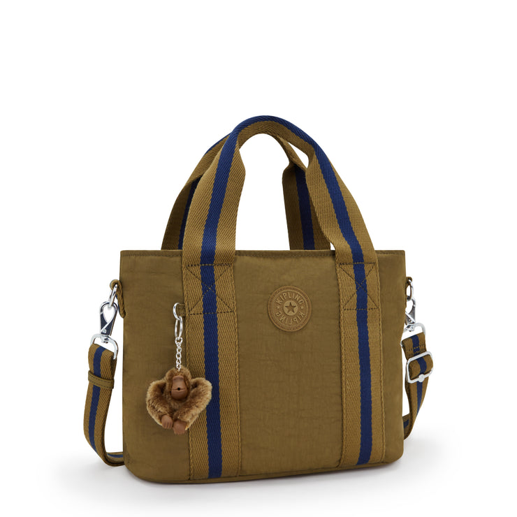 حقيبة KIPLING متوسطة الحجم (مع حزام كتف قابل للإزالة) حقيبة يد جافة لوريل أنثى Minta M I7725-88U