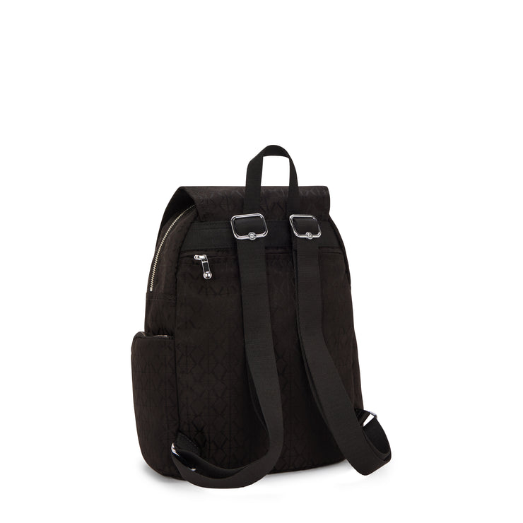 KIPLING Small backpack Female Noir Sign Jq City Zip S I8029-4NW