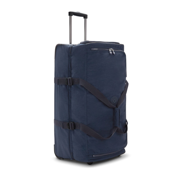 حقيبة KIPLING القماش الخشن الكبيرة ذات العجلات للجنسين أزرق أزرق 2 تيجان L - 13117-96V