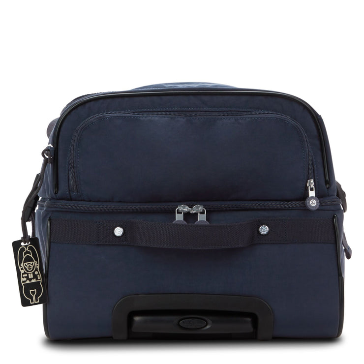 حقيبة KIPLING القماش الخشن الكبيرة ذات العجلات للجنسين أزرق أزرق 2 تيجان L - 13117-96V