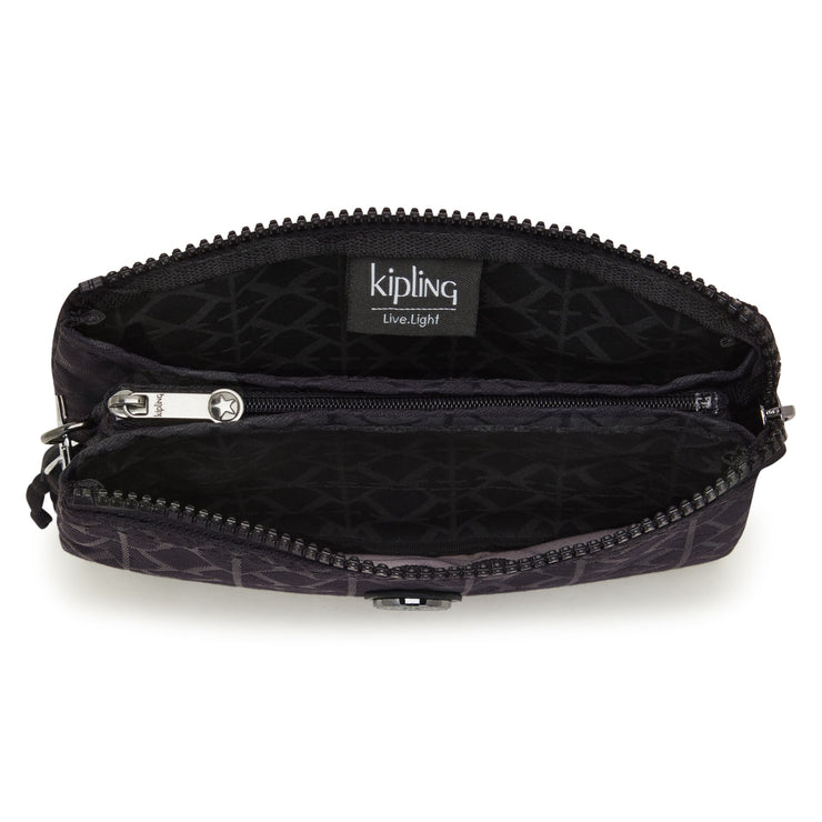 KIPLING محفظة كبيرة توقيع أنثى Blk Q الإبداع L