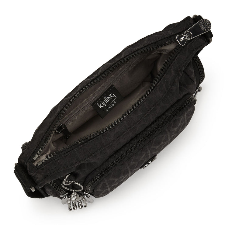 حقيبة كروس صغيرة كروس بودي أنثوية صغيرة تحمل توقيع KIPLING Blk Q Gabbie Mini - I7282-M34