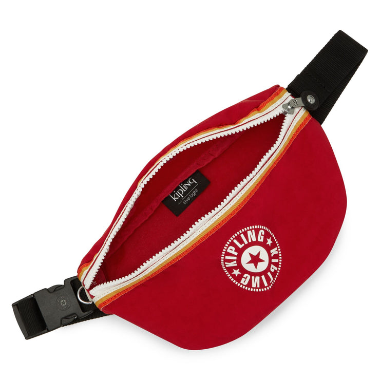 KIPLING Waistpacks للجنسين الأحمر روج C الطازجة لايت