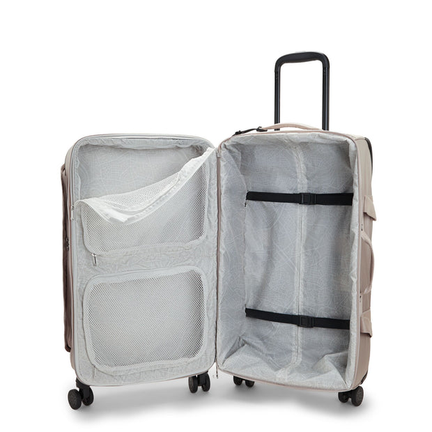 حقيبة KIPLING ذات عجلات متوسطة الحجم أنثى متوهجة معدنية متوهجة M - I7883-48I