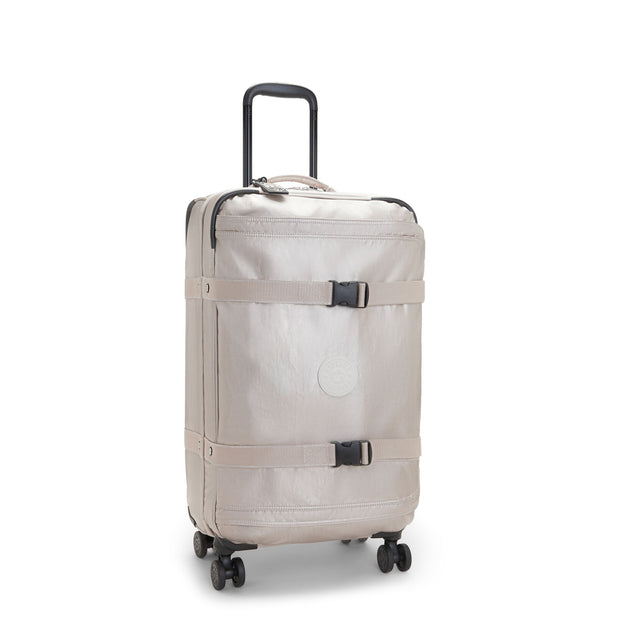 حقيبة KIPLING ذات عجلات متوسطة الحجم أنثى متوهجة معدنية متوهجة M - I7883-48I