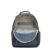 حقيبة ظهر كبيرة من KIPLING حقيبة ظهر كبيرة للجنسين للجنسين أكتيف دينيم سيول - I6363-25E