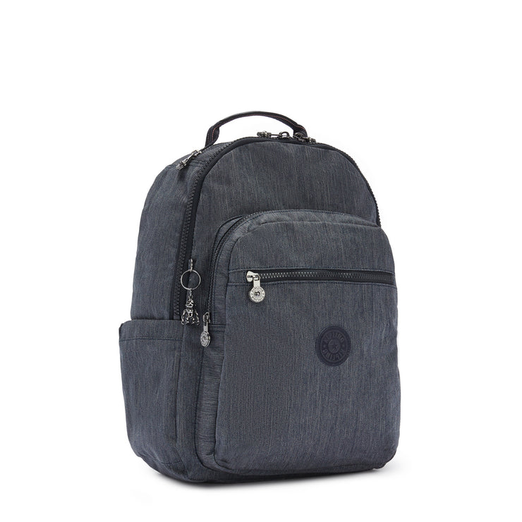 حقيبة ظهر كبيرة من KIPLING حقيبة ظهر كبيرة للجنسين للجنسين أكتيف دينيم سيول - I6363-25E