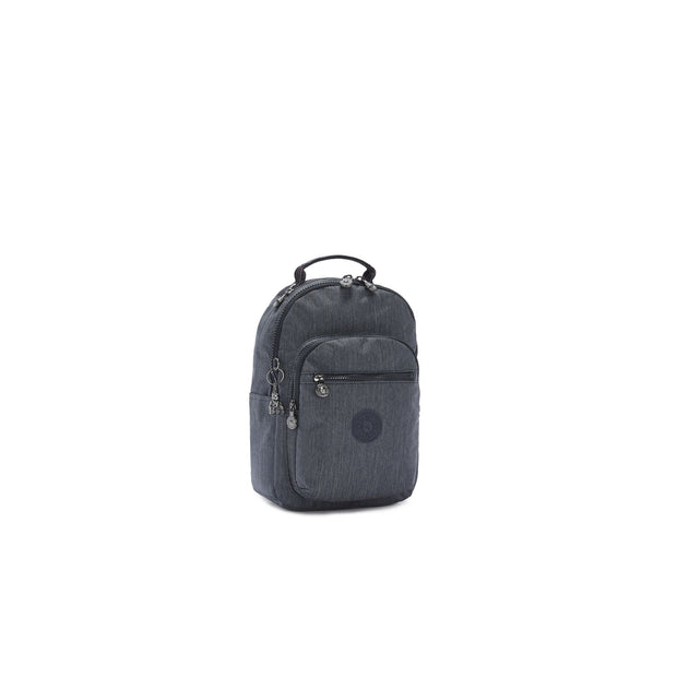 حقيبة ظهر صغيرة (مع حماية للكمبيوتر المحمول) من KIPLING للجنسين من الدنيم النشط سيول S - I6437-25E