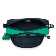 حقيبة أقلام KIPLING متوسطة الحجم للجنسين أزرق أخضر بلون أزرق لطيف - 09406-CD7